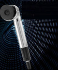 Premium Pneumatic Air Die Grinder Kit Featuring A Badass 90 Degree Angle Head for precision grinding, with 1/4 inch chuck.