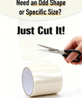 Self Adhesive Tub Repair Patch Kit For Cracks And Holes DIY Friendly Waterproof PVC Wall Patch Roll White Bathroom Fix