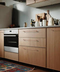 Kitchen cabinets with Antique Brass Stainless Steel Cabinet Handles And T Bar Knobs Modern Drawer Pulls for Kitchen and Bedroom, 320mm length