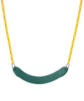 Heavy Duty Swing Seat With 66 Inch Chains For Outdoor Playground Use Includes Snap Hooks And Hanging Straps Supports Up To 440 Lb In Green Durable Weather Resistant Hardware Fits Backyard Setups