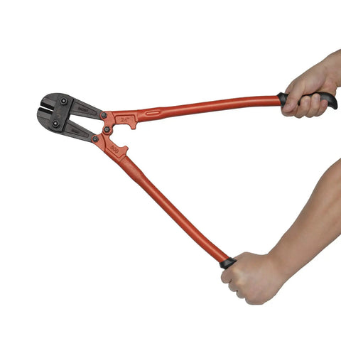 Heavy Duty Eight Inch Bolt Cutter Forged From Heat Treated CrV Steel Blades That Slice Through Tough Rods And Steel Wire No Sweat Required While Ergonomic Soft Grips Offer Rock Solid Comfort And Legit Professional Edge