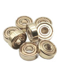 Golden 608Z Deep Groove Skate Bearings 8 Pack Pro Grade For Skateboard Longboard Inline Roller Skates And Scooter Durable Bearing Steel