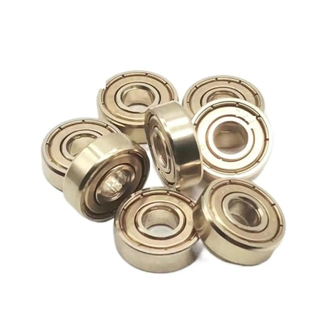 Golden 608Z Deep Groove Skate Bearings 8 Pack Pro Grade For Skateboard Longboard Inline Roller Skates And Scooter Durable Bearing Steel