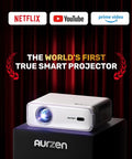 D1 Smart Projector With WiFi And Bluetooth Built In Apps Auto Focus And Keystone 16W Dolby Audio Speakers Native 1080P HDR10