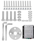 Components of 800W 48V Wind Generator Kit For Off Grid Power On Boats And Cabins With 6 Nylon Fiber Blades And Controller
