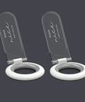 Touch Free Toilet Lid Lifter Two Pack White Hygienic Toilet Seat Handle Lift For Bathroom Avoid Touching Your Cover display