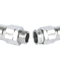 Heavy Duty 3/4 Inch Garden Hose Repair Kit With Stainless Steel Male And Female Ends, Lead Free Barb Water Hose Connectors
