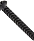 Badass Alloy Steel Socket Cap Screws With Black Oxide Button Head And Pin In Head Hex Drive 1 Inch X 1/4-20 Threads Made In Usa For Tough Builds Pack Of 25, showing low profile button head