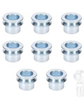 Beefy High Misalignment Spacer Heim Joint 5/8 To 1/2 Inch For Rod Ends, 8 Pack, Heavy Duty 1045 Steel Adapter For Wide Linkage And Chassis Compatibility, Easy Install, Durable Automotive Grade Fit, 8 spacers