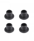 Flanged Sleeve Bearings 3mm Bore 4.6mm OD 5mm Length POM Oilless Bushings Black 4 Pieces Self Lubricating