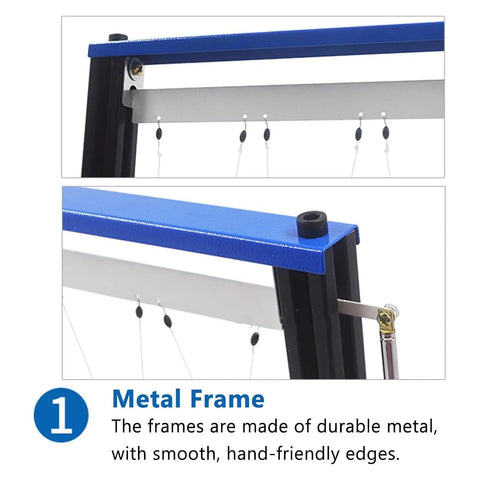 Forced Vibration And Resonance Demonstrator For Physics Teaching Pendulum Resonance Demonstration Kit metal frame close-up