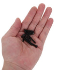 Hand holding 1600 Piece Carbon Steel Socket Head Cap Screw Set Black Oxide Metric Hex Allen Bolts With Flat Washers For DIY Projects