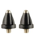 Replacement Probes for E Collars Half Inch Long Contact Points With O Ring Kit, 2 Standard Length Probes, black plastic and metal