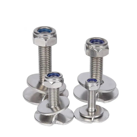 Top-Shelf 304 Stainless Steel Fanged Bucket Elevator Bolts For Heavy Duty Conveyor Belt Replacement, M8X40mm assorted sizes.