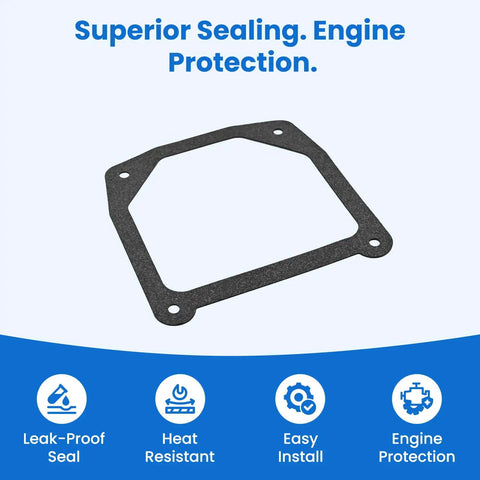 Two Pack High Heat Valve Cover Gasket For Kohler 7000 Series Engines Non Asbestos Durable Flexible Seal Replacement For Lawn Mowers Easy Install And Long Lasting Performance, gasket shown