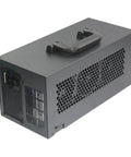 Rockin Dual Atx Power Egpu Dock For Laptops And Kickin Gaming Video Editing Performance Up To 40gbps Usb Type C Expansion Enclosure with heavy-duty steel chassis, side view.