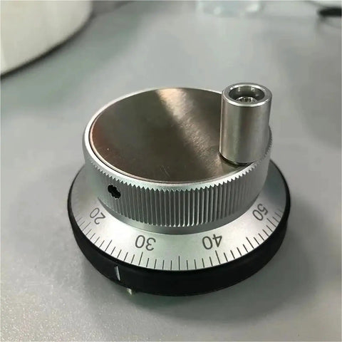 Handy 60mm CNC Manual Pulse Generator Wheel With 5V 6Pin Encoder For Precision Motor Control And Fast Machine Jogging Adjustments Anytime, metal hand wheel with dial markings