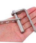 Stainless Steel Self Closing Door Hinge For Cabinets And Wood Doors With Dual Swing Operation Heavy Duty Build No Fuss Install Ideal For Cafe And Bar Doors, shown in hand