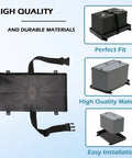 Rock Solid Group 27 Battery Tray With Quick Release Strap For Automotive Marine Rv And Boat Secure Mount Up To 7X12 Point 5 Inches Heavy Duty Anti Vibration Base Two Pack Ironclad Grip showing durable design and installation setup.