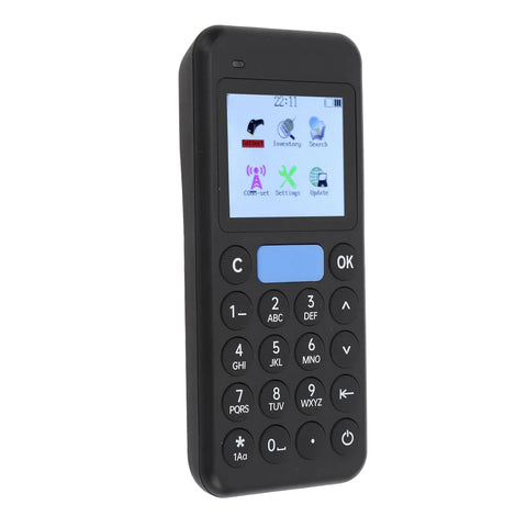 Handheld Inventory Scanner With 2.4 Inch Screen, showing buttons and display for 1D and 2D Barcode Data Collector For Retail And Logistics On The Go.
