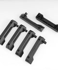 Black Mounting Feet Kit For ToughBuilt StackTech Mounting Plate Brackets Cleats 12 Pack Heavy Duty 5.6 x 1.8 Inch Mounts