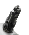 Close-up of Double Headed Sheet Metal Nibbler Cutter for drills, showing black steel cutting head attachment.