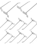 Heavy Duty Slatwall Hooks For Retail Displays, Space Saving Iron Slatwall Panel Hooks With Large Capacity For Phone Accessories Display