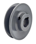 Cast Iron V Belt Pulley Built Tough, 1 Inch Bore, 3.95 Inch Outer Diameter, 1 Groove For A AX B BX 4L 5L Belts, Motor Pulley Sprocket