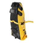 Bikepacking Saddle Bag 13L Waterproof 500D PVC Cargo Pack With Secure Buckle And Rope Attachment For Long Rides, side view