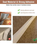 White Caulk Tape Peel And Stick Waterproof Self Adhesive Sealing Tape For Bathroom Kitchen Tub Toilet Walls Floors Tiles Installed