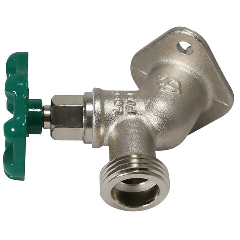Half Inch PEX To Three Quarter Inch GHT Sillcocks Brass Crimp Fittings for Garden Hose Threaded Connection PEX B Compatible