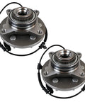 2 Pack Front Wheel Bearing And Hub Assembly For 2011 To 2014 Ford F 150 4WD 6 Lug With ABS Compatible With Expedition And Lincoln Navigator