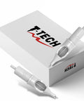 Gen C Round Liner Tattoo Cartridges Featuring Legit Medical Grade Stainless Steel And Slick Silicone Bodies For Clean Smooth Setup And Pro Shop Ready EO Sterile Protection in sleek packaging.