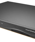 Built Tough 16 Port KVM Over IP Switch With Dual AC Power And TAA Compliance, rack mount design, ports for server control.