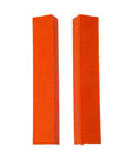 Two Pack Magnetic Soft Rubber Jaw Pads For Bench Vise And Drill Press Clamps Nonmarking Cushion Protectors For Delicate Surfaces Fits 4 Inch 5 Inch And 6 Inch Vises Orange Color