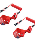 2 Pack Must Have Kill Switch Lanyard For Boat And Jet Ski Replacement Wrist Strap Emergency Kill Stop Cord Tether EW2-68348-00-00, red lanyards with flag