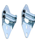 Image of 2 Pack Garage Door Hinges With Galvanized Finish Heavy Duty 14 Gauge Steel For Residential And Light Commercial Replacement.