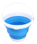 Collapsible 2.6-Gallon Camping Bucket, Lightweight Portable Water Carrier for Dishwashing, Cleaning and Gear Storage