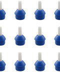 12-Piece Manual Solder Sucker Gun Heads With Universal Suction Nozzles And Vacuum Desoldering Pump For PCB IC Removal, Durable Blue