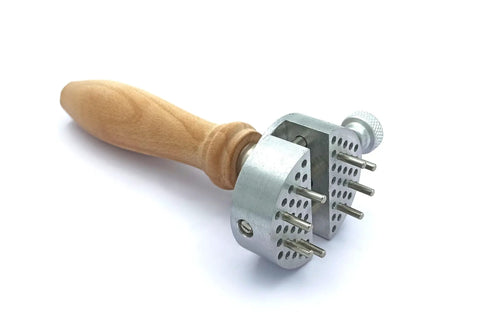 Universal Peg Clamp Work Holder Vise Tool With 8 Pins, 2 Inch Aluminum Face, 60 Holes, Three Quarters Inch Jaw Opening