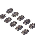 100 Pack Bronze Finish Mini Box Hinges For Wooden Jewelry Boxes, Doll Houses, And Small Cabinets on white background