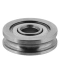 Rock Solid Hella Durable U Pulley Rail Ball Bearing Set For 3D Printer Extruder Metal U604ZZ Replacement Parts smooth steel bearing close-up