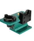Rock Solid CNC Milling BT40 Tool Holder Base Built Different With Durable Stainless Steel Body No Sweat Mount Heavy Duty Shock Absorbing Clamp Vise For Machinists, green compact mounting block for CNC.