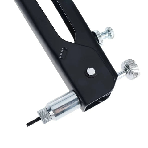 Close-up of 86Pcs Hand Rivet Nut Tool Kit With Metric Rivnuts M3 M4 M5 M6 M8 showing threaded insert riveter component.