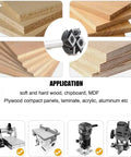 Pro Grade Spoilboard Surfacing Router Bit One Half Inch Shank One And One Half Inch Diameter Two And Two Carbide Inserts application