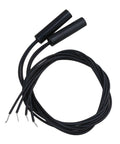Cylindrical Plastic Mounted Reed Proximity Switch Magnetic Sensor Pack Of 2, 25mm, Normally Open, Hermetically Sealed