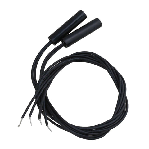 Cylindrical Plastic Mounted Reed Proximity Switch Magnetic Sensor Pack Of 2, 25mm, Normally Open, Hermetically Sealed