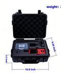 Handheld Surface Roughness Tester For Metal Machining And Quality Control, Pro Grade 0.001 Micron Resolution, 5 Micron Diamond Inductive Probe, 14 Measurement Parameters, Fast Data Processing Profilometer For Precision QC in black case, 10.8 inch
