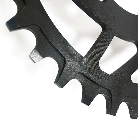Mid Drive 36T Chainring Offset Correction For Ebike Conversion Kit Aluminum 6061T6 Round Mount Ring Black Upgrade Your Ride With A Tight Smooth Fit And Cleaner Pedal Response