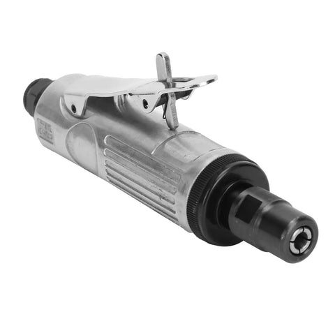Heavy Duty Air Die Grinder 1/4 Inch Pneumatic Grinding Tool With Speed Regulator 22000 Rpm Zinc Alloy Frame side view